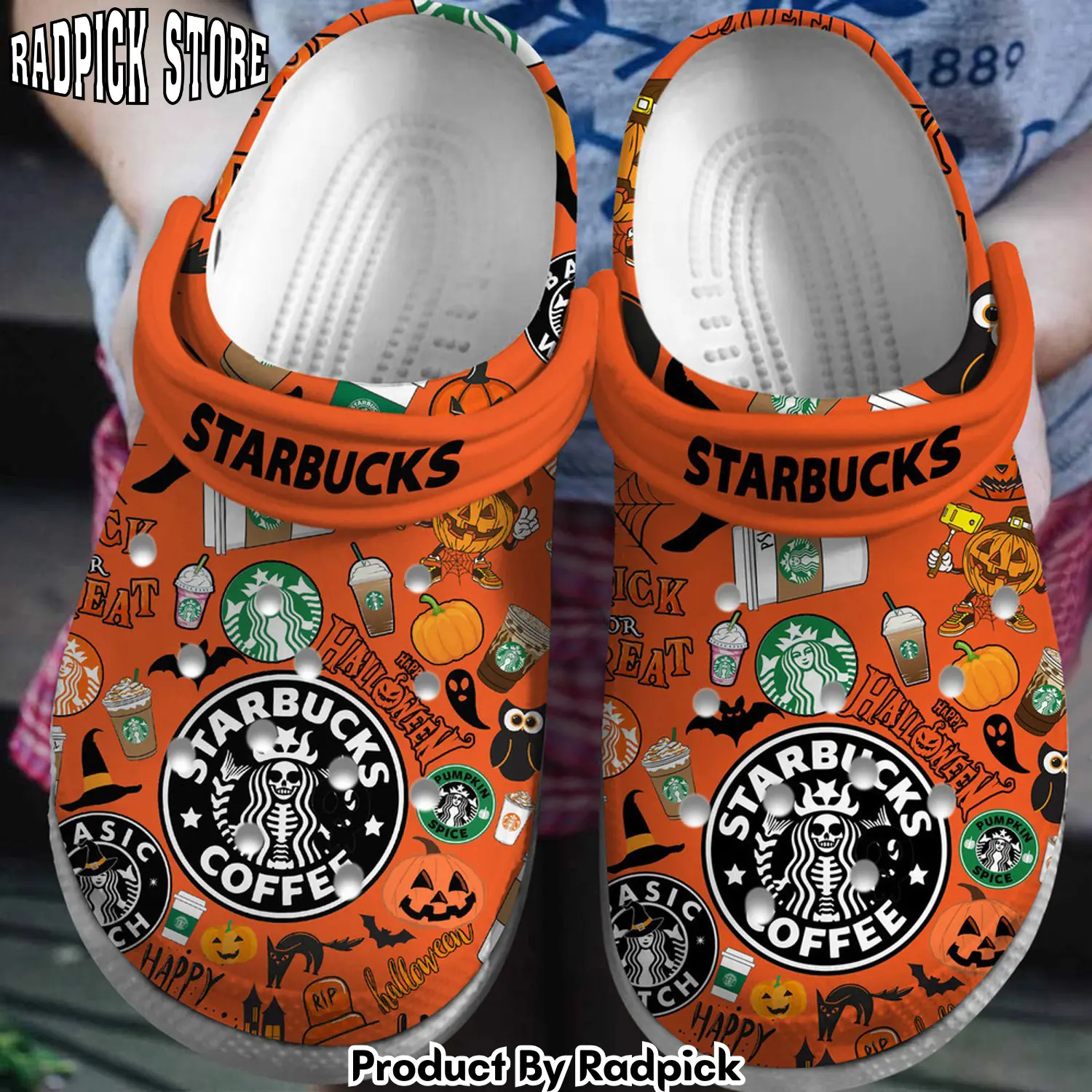Radpick starbucks drink clogs shoes comfortable for men women 5m0 rp6521173